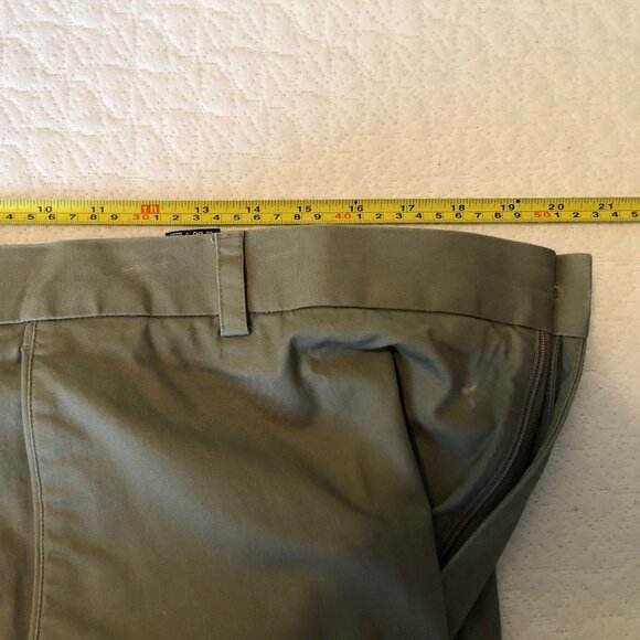 Oxford Stretch Golf Pants  38 x 30 Lt Green Polyester Spandex  Comfortable - Picture 3 of 4